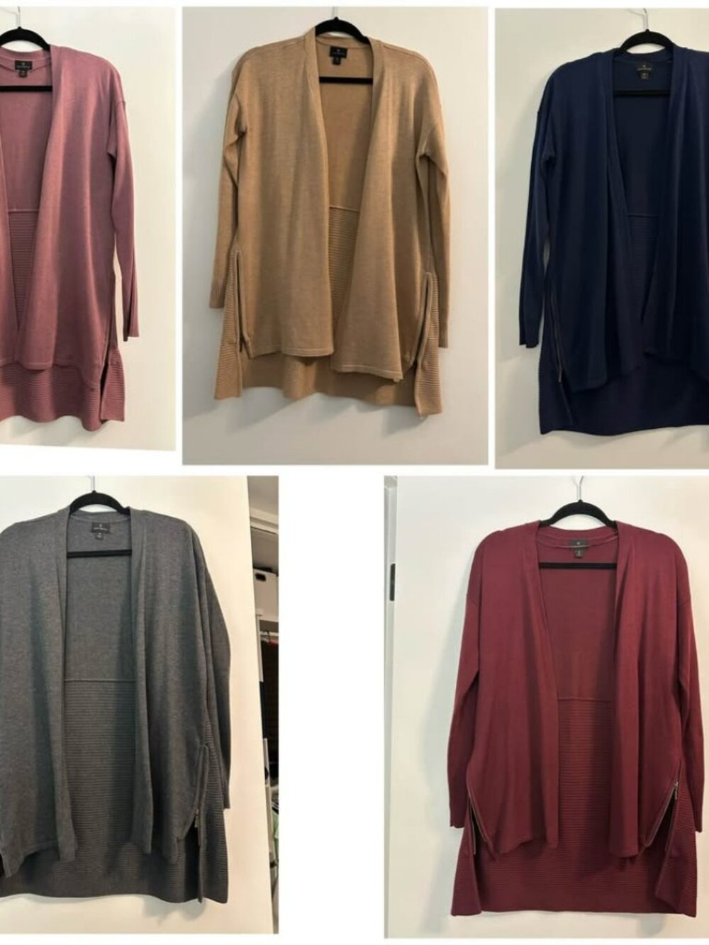 SET OF 5 womens cardigans size small